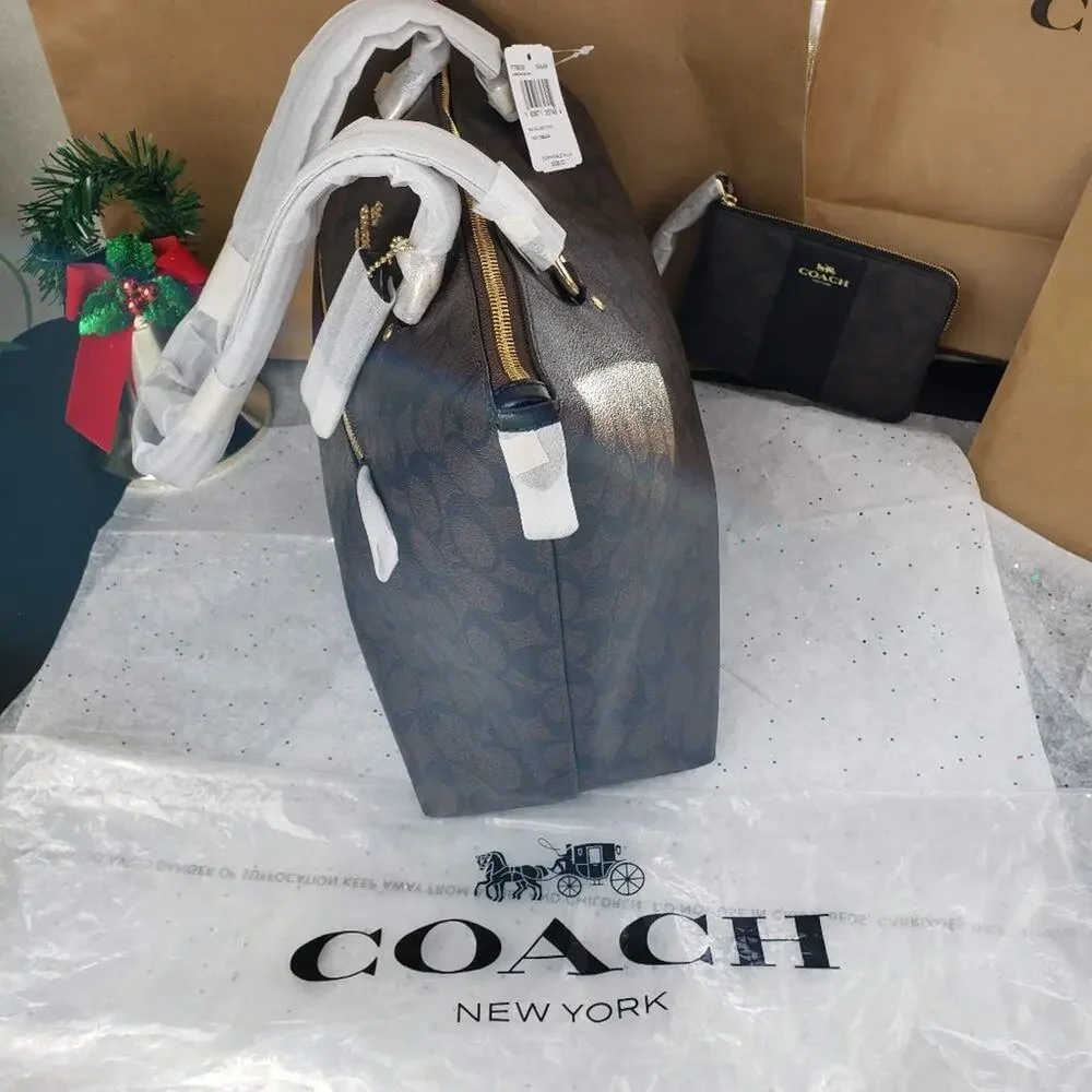 COACH Gallery Tote & Wallet Combo NWT
